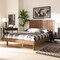 Baxton Studio Marin Modern and Contemporary Walnut Brown Finished Wood King Size Platform Bed 184-11137-9412-Zoro - alternate 10